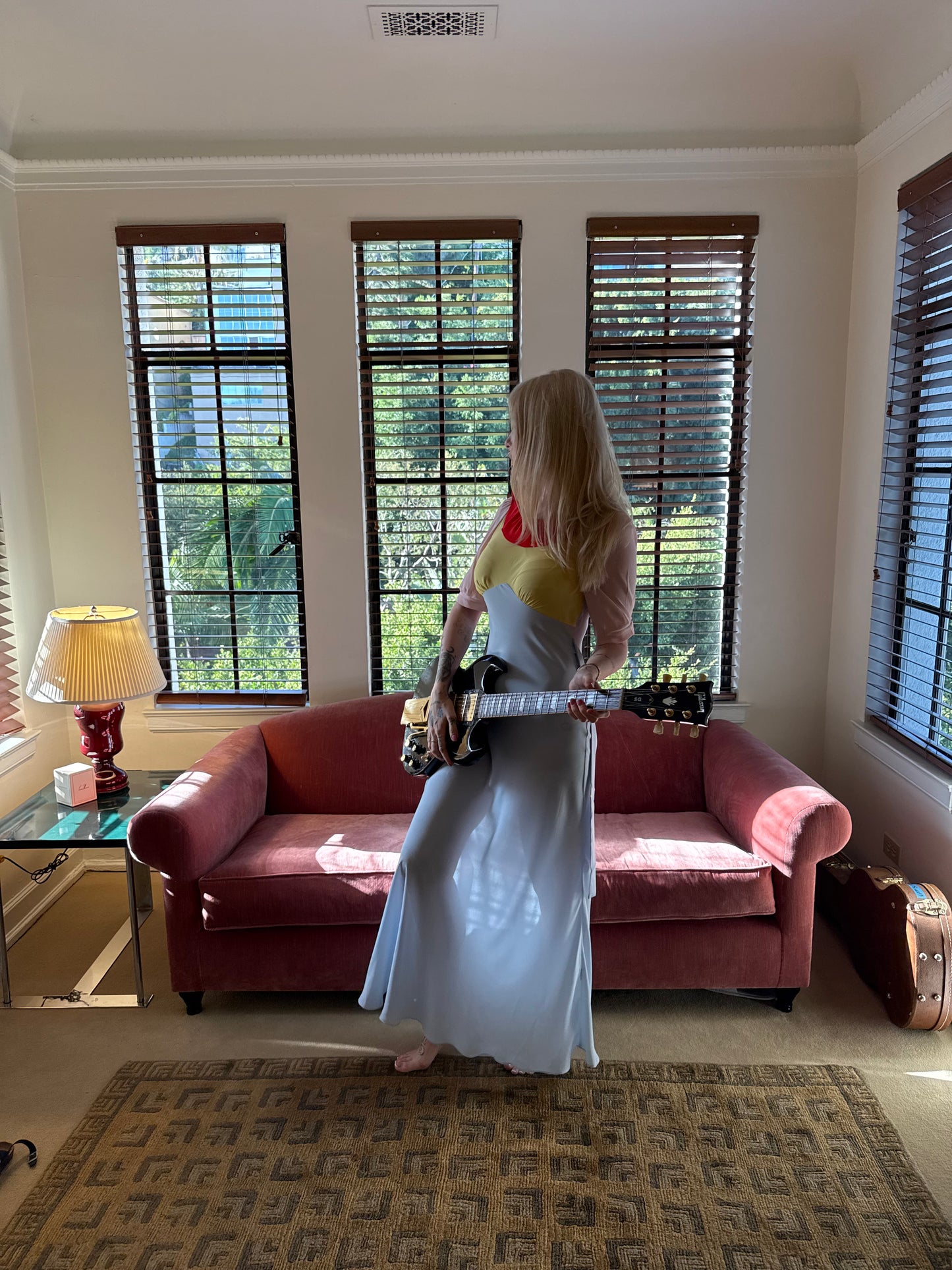 Burning Palms Dress
