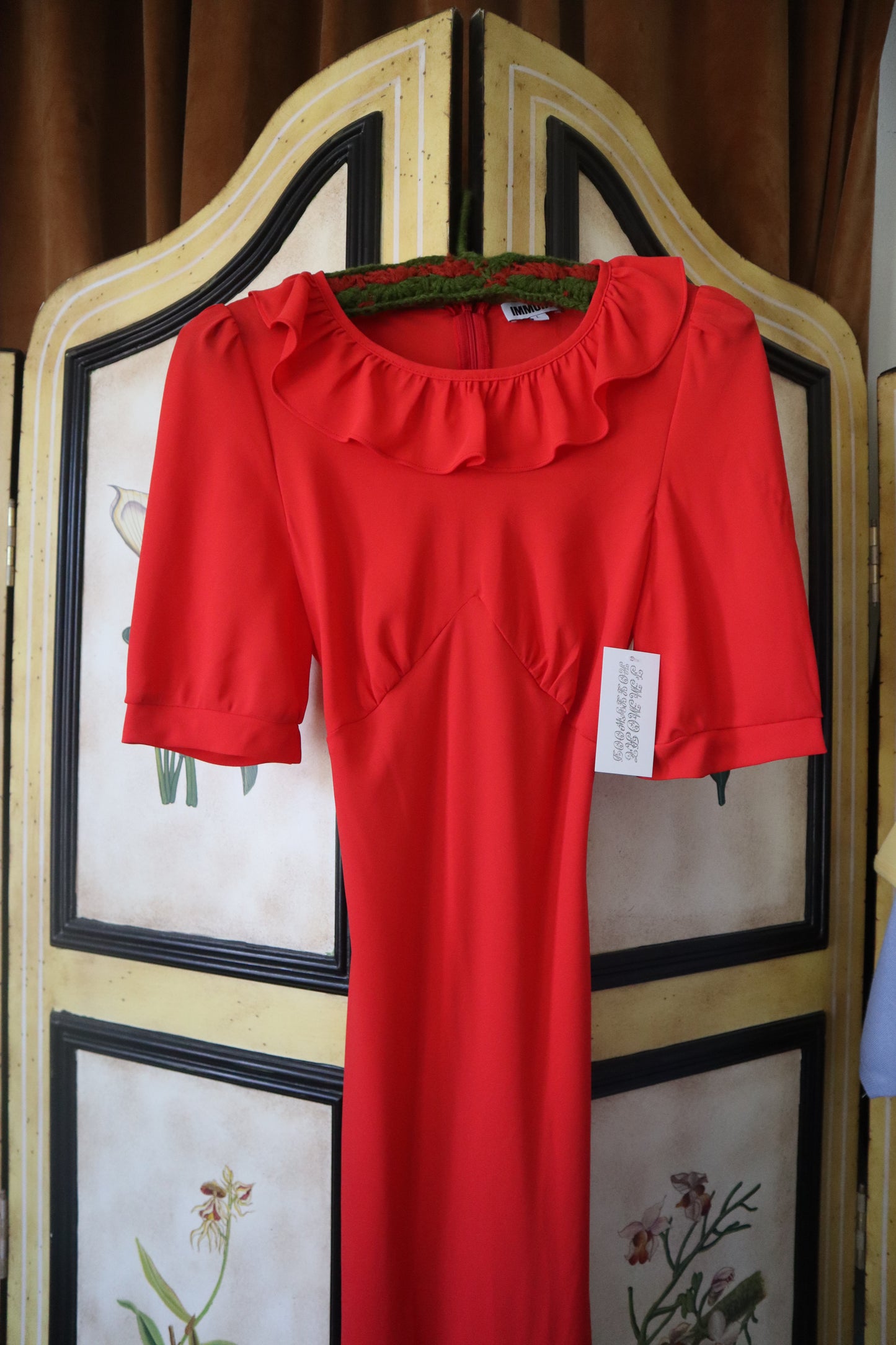 Burning Palms Dress Large